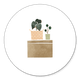 Verhuisdoos met plantjes