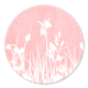 Silhouet - Waterverf gras