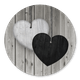 2 houten hartjes