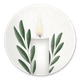 Kaars advent - wit