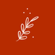 Kerst takje op rood