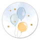 Ballonnen-waterverf-sterren goud1