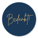 bedankt - blauw