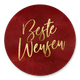 Beste wensen rood
