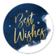 Best Wishes blauw