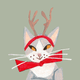 Christmas_cat_reindeer