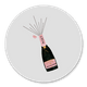 Champagne fles grijs