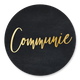 Communie goud - zwart