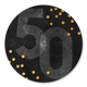 50, confetti en zwart