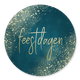 Kerst - Donkerblauw, gouden spetters en feestdagen