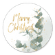 Eucalyptus en gouden Merry Christmas