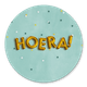 Confetti en ballon Hoera Jongen