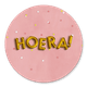 Confetti en ballon Hoera Meisje
