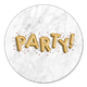 Party! Folieballon en marmer