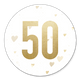 Gouden 50 en hartjes