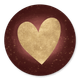Gouden Hartje Rood