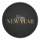 Happy New Year goud en zwart