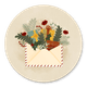 Kerstkus Envelop