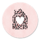 Roze panterprint huisje