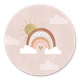 Regenboogje zonnetje roze