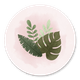 Junglebladeren roze waterverf