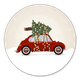 Volkswagen met Kerstboom Licht