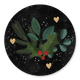 Zwart Kersttakjes en Hartjes