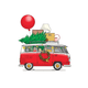Sluitzegel vwbusje rood
