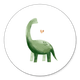 Brontosaurus met hartje