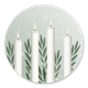 Adventskaars groen