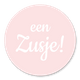Een zusje tekst - roze