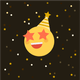 Emoji met ster ogen