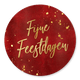 Fijne feestdagen - Rood