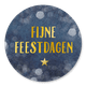 fijne feestdagen blauw