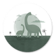 Grijsblauwe dino's geboorte