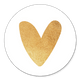 Sluitzegel hartje goud fel 2