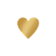 Lichter gouden hartje