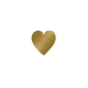 Sluitzegel goud 'look' hartje zus