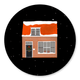 Kerstverhuis sneeuw sluitzegel