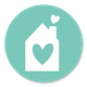 Huisje met hartje - groen