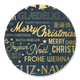 Kerstgroet internationaal zwart