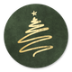 Kerstboom verfstreep - groen