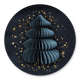 Papieren kerstboom - blauw