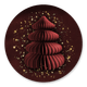 Papieren kerstboom - rood