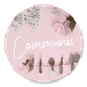 Communie rozen en eucalyptus