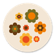 Seventies bloemen