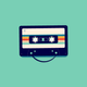 Sluitzegel retro cassette