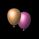 Ballonnen goud roze