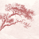 Antiek bosdieren rood