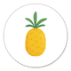 Sluitzegel ananas fruit